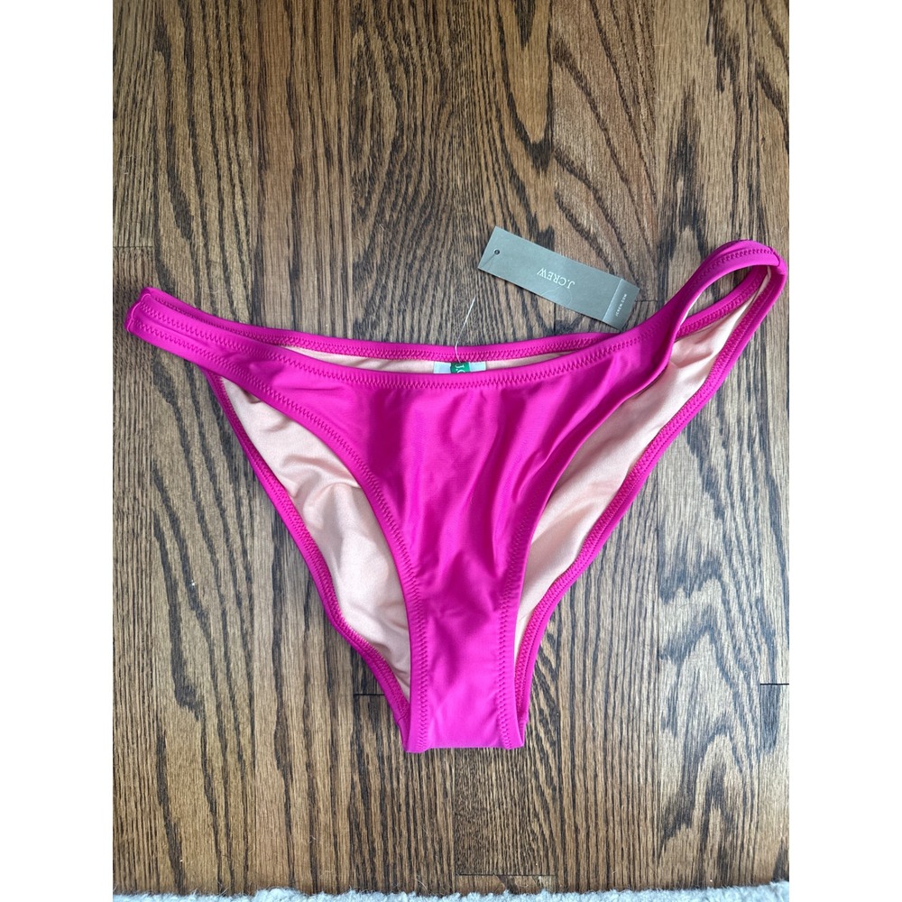 J.Crew Pink Bikini Bottom High Cut Swim Separate Womens Medium NWT